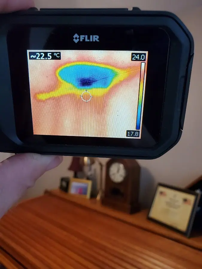 Thermal imaging inspection for water damage in Oshkosh