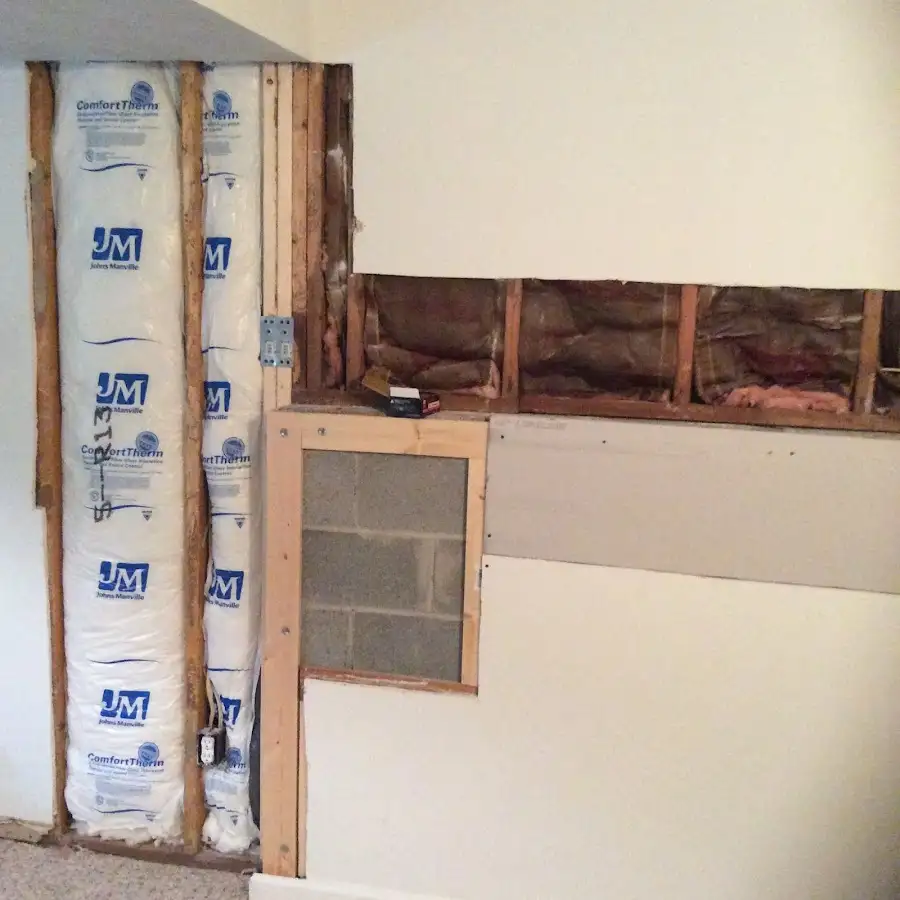 Wall insulation replacement during Odor Removal & Deodorization in Oshkosh